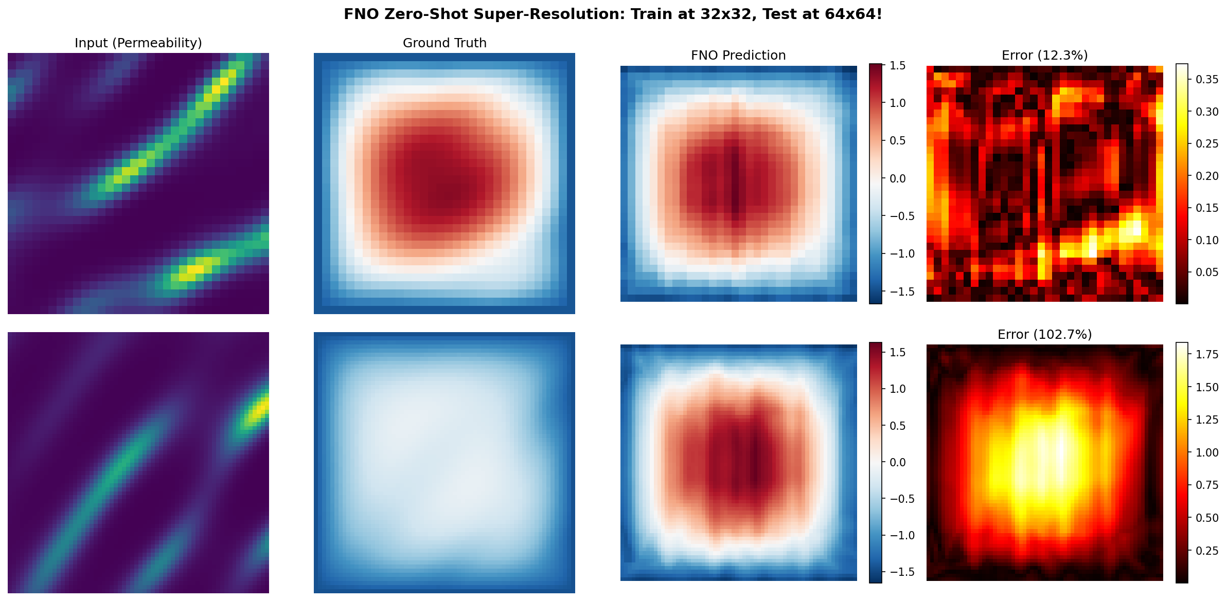 FNO Super-Resolution